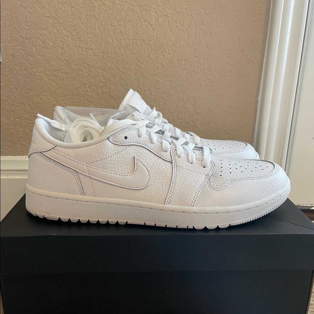 Jordan 1 low golf triple white 11.5